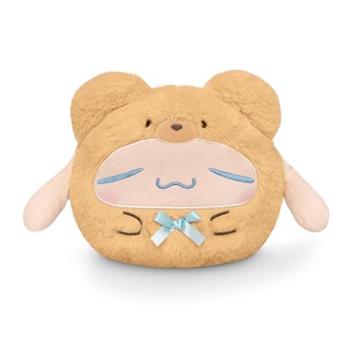TeeTurtle Reversible Sanrio Cinnamoroll Plushie 6Inch Teddy Bear TwoSided Flip Plush Toy with Embroidered Details Cute Mini Collectible Plush for Kids Teens and Adults
