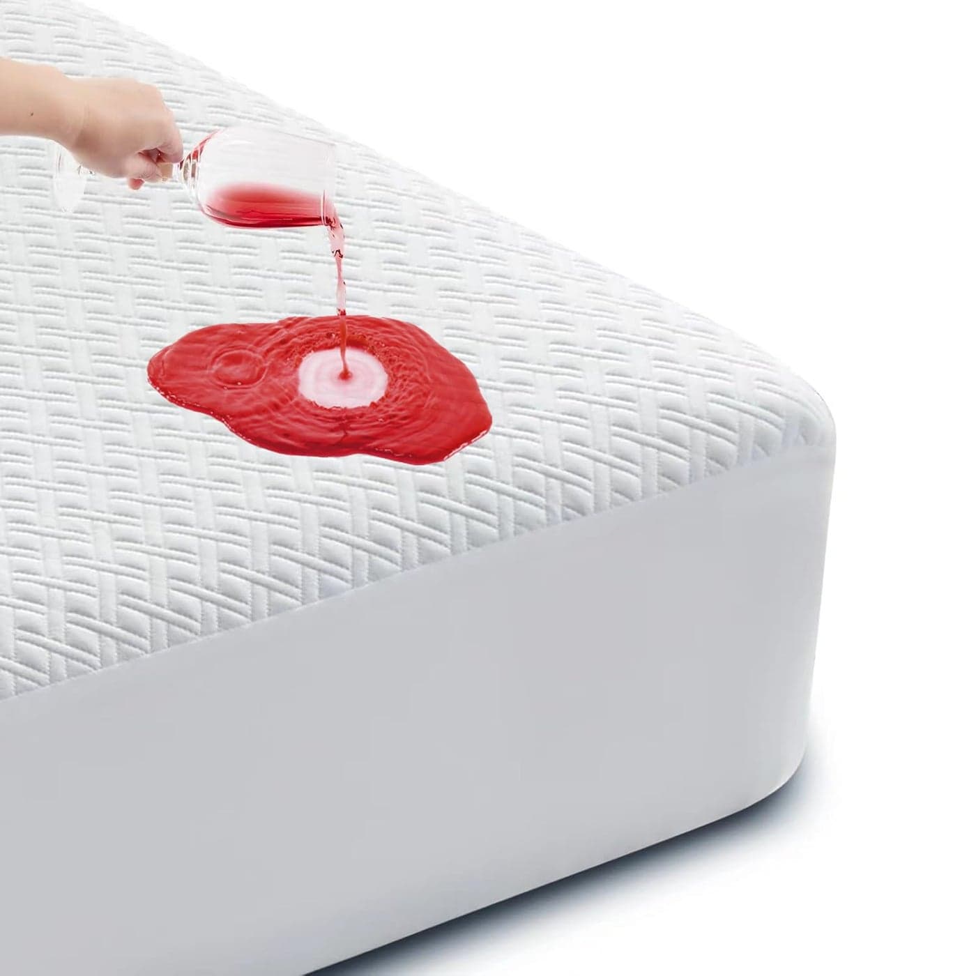 Cozymaker King Size 100 Waterproof Mattress Protector Cooling Mattress Cover Fitted 821 Deep Pocket 3D Air Fabric Soft Breathable Bed Mattress Pad Cover Noiseless Washable