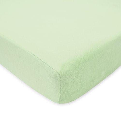 American Baby Company Heavenly Soft Chenille Fitted Crib Sheet 28" x 52", Warm and Cozy Neutral Chenille Sheet, Celery, for Boys and Girls, Fits Crib and Toddler Bed mattresses