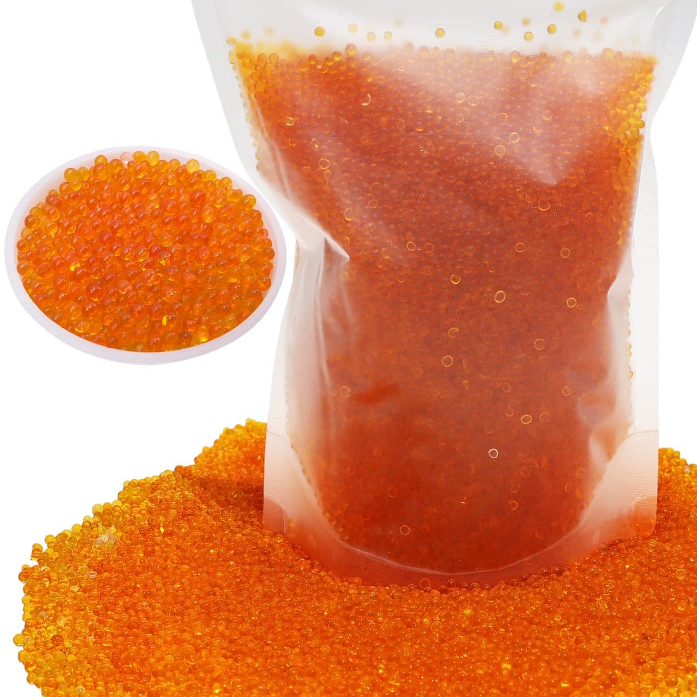 2 LBS Premium Orange Indicating Silica Gel BeadsReusable Silica Gel Desiccant Beads for Transformer Camera Jewelry Electronics Documents Clothes Books Shoes 2 LBS