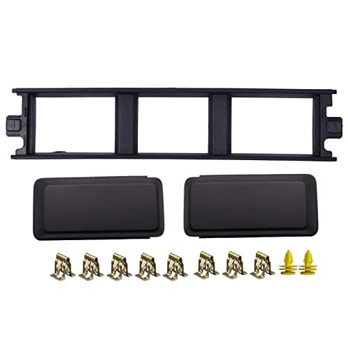 KYYET Front Bumper Guards Pads Inserts End Caps & Lower Center Grille Cover Trim Panel Compatible with 2018 2019 2020 Ford F150