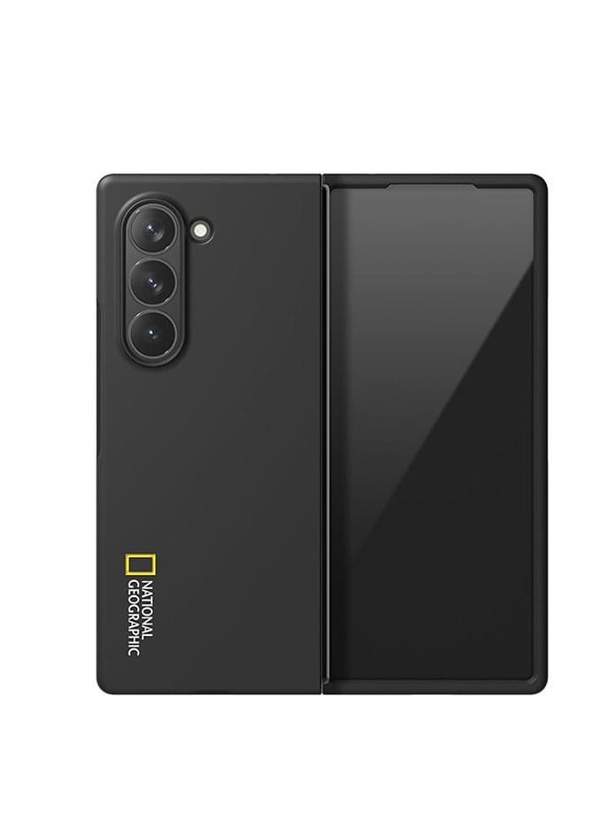 National Geographic Slim Fit Case Galaxy Z Fold 6 Basic Logo - Black