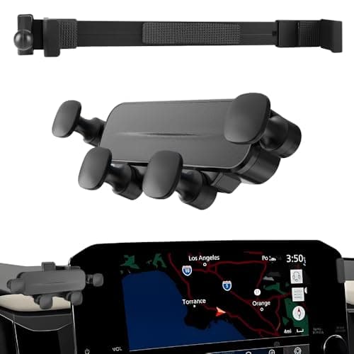 LUNQIN Car Phone Holder Mount for Nissan Pathfinder 2022 2023 2024 2025 Auto Accessories Navigation Screen Bracket Interior Decoration Mobile Cell Phone Mount (not fit 2026)
