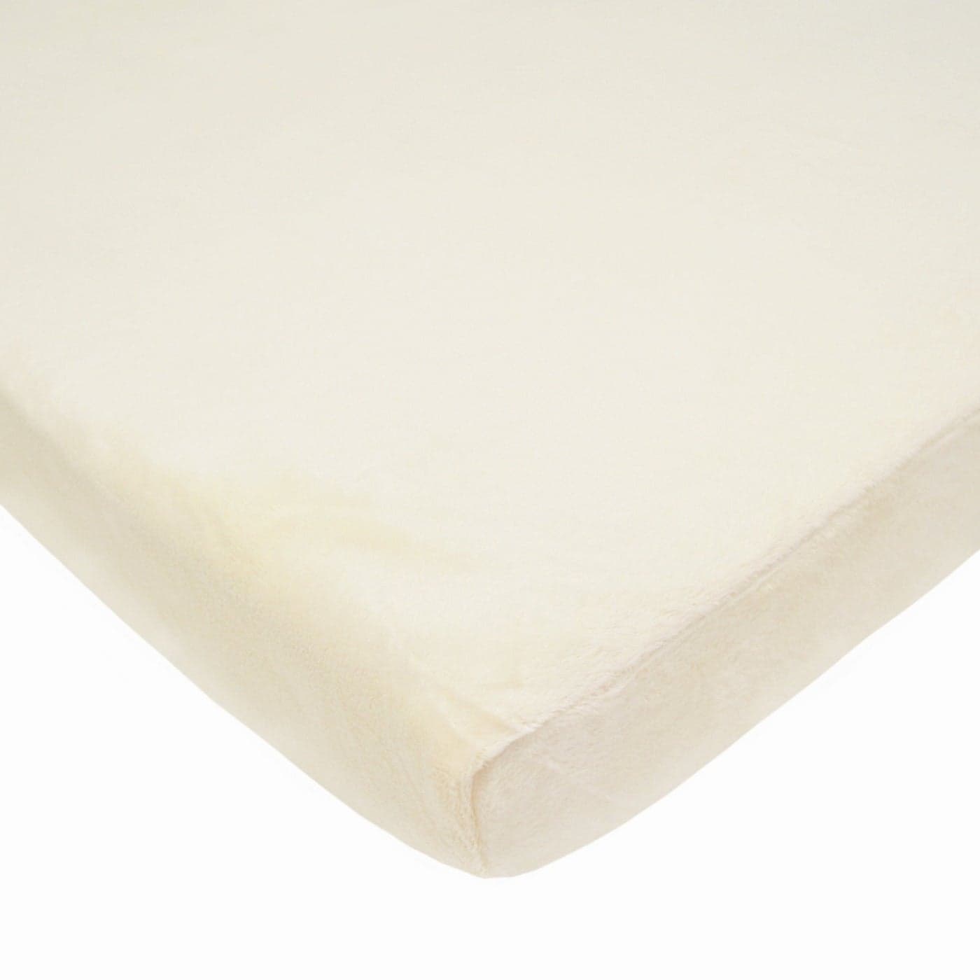 TL Care Heavenly Soft Chenille Fitted Mini Crib Sheet 24 x 38 Warm and Cozy Chenille Portable Sheet Cream for Boys and Girls Fits Most Pack N Play Mattresses
