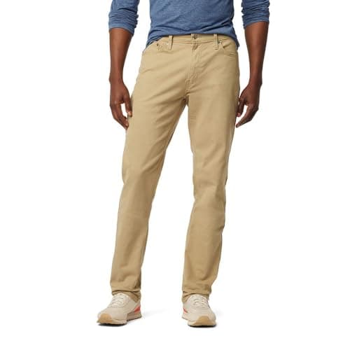 Levi Strauss Signature Gold Men's Athletic Tech Jeans, British Khaki, 36W x 30L