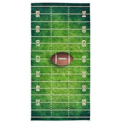 Vdsrup Grunge American Football Hand Towels Sports Field Towel Soft Bath Bathroom Towels Thin Guest Kitchen Tea Towels Dish Washcloths Housewarming Gifts 16 X 30 in