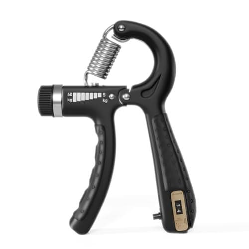 Lifelong Hand Gripper with Counter -Hand Grip for Men & Women- Adjustable Resistance 5-60kg -Forearm Strengthener -Physiotherapy Equipment for Hand-Forearm Gripper -Gym Accessories for Finger Exercise