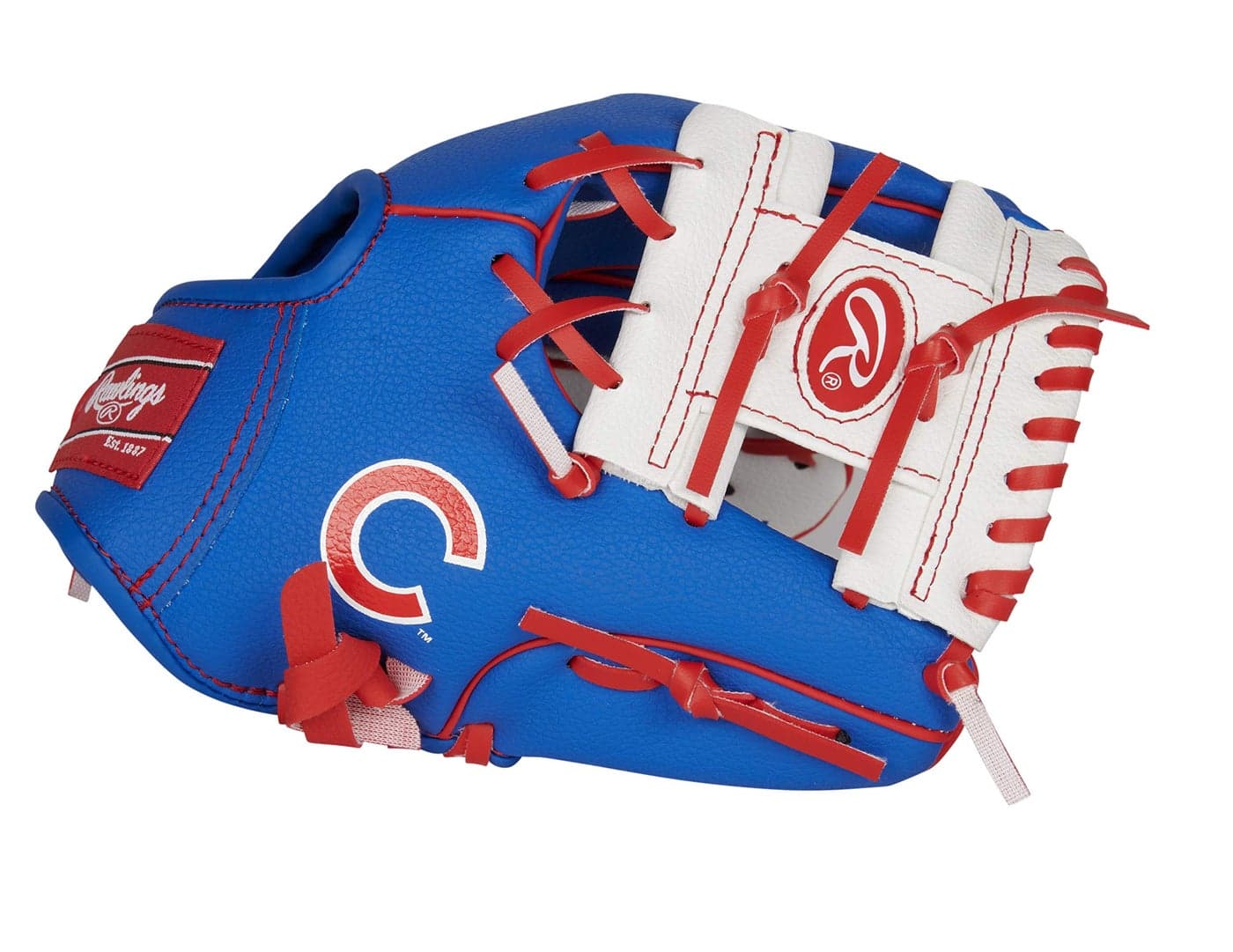 Rawlings MLB Team Logo Youth Glove Series, Chicago Cubs, 10"