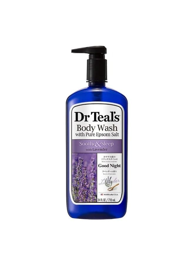 Pure Epsom Salt Body Wash With Lavender 710 mL