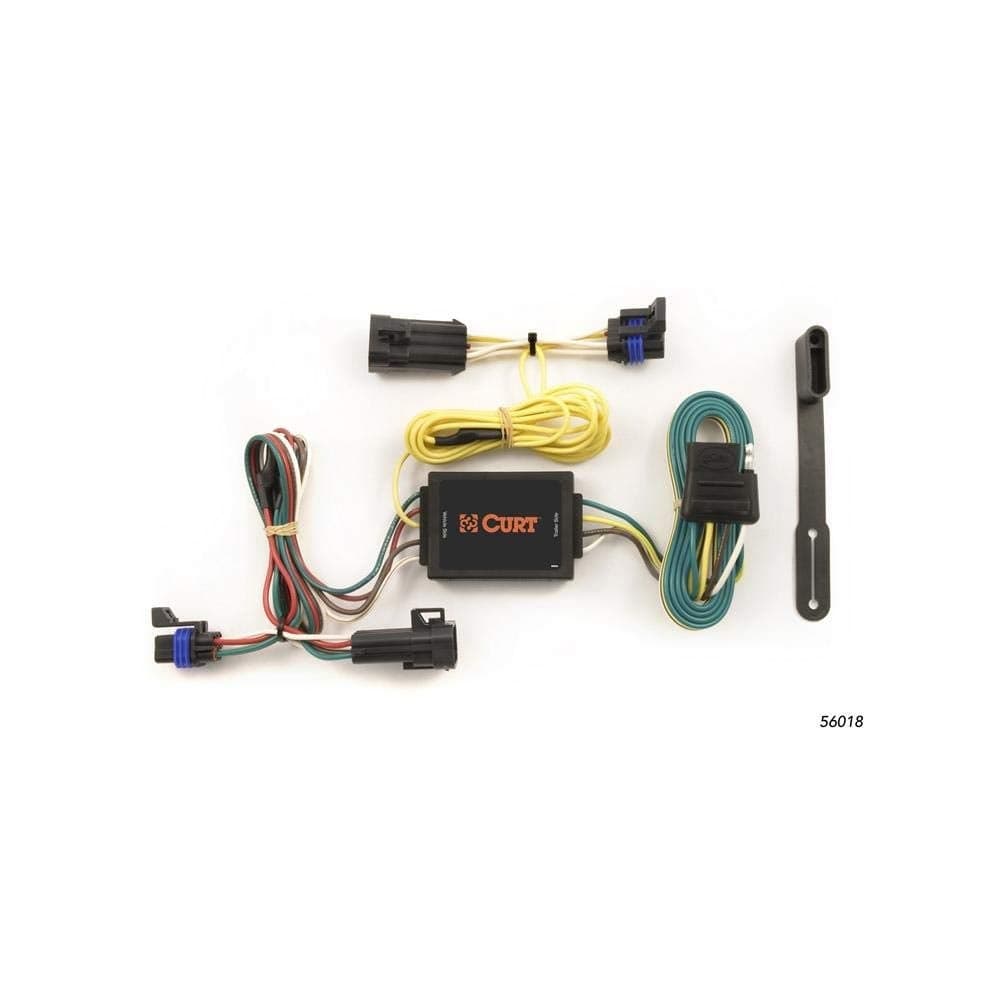 CURT 56018 VehicleSide Custom 4Pin Trailer Wiring Harness Fits Select Saturn Vue
