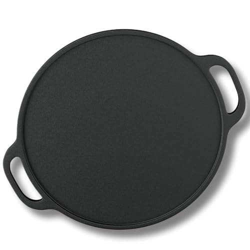 RJ kitchenware Store Cast Iron Dosa Tawa For Dosa/Chapathi/Roti | 29 Cm, 2.4 Kg Gas & Induction Stove-Friendly | Non-Stick, & Toxin-Free, Uthappam, Roti, Chapati, Naan, Gas & Induction, Black