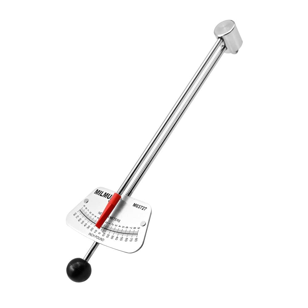MILMUMU 14 Drive Beam Torque Wrench Precision InstrumentCompatible with SAE and MM Bicycle and Automotive Wrench 080 InchPounds 09 Newton Meters