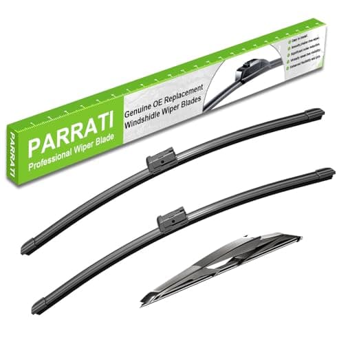 PARRATI® Windshield Wipers for GMC Acadia 2007-2012,24"+21" Front and 11" Rear,OEM Replacement Wiper Blades,Quiet & Streak-Free(Set of 3)