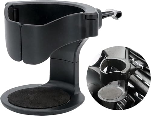 Car Air Conditioning Outlet Cup Holder Black 314 Pack1
