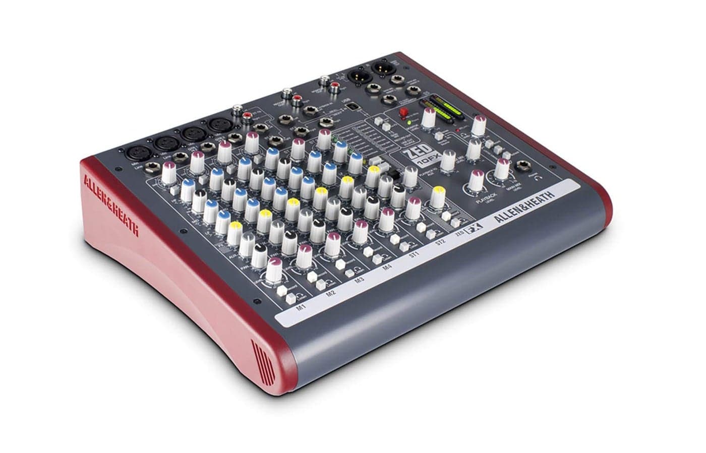 Allen & Heath ZED-10FX – Touring Quality Audio Mixer with 2 Mic/Line, 2 Mic/Line/DI, 3 Stereo Line, Onboard FX and USB I/O (AH-ZED-10FX)