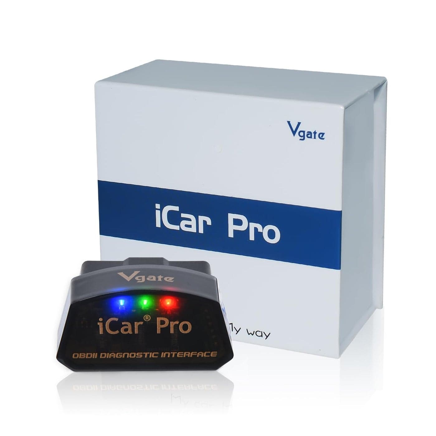 Vgate iCar ProBT30 BLE40 OBD2 Scanner Bluetooth Code Reader Diagnostic Scan Tool for Android iOS Windows Compatible with ELM327 Adapter