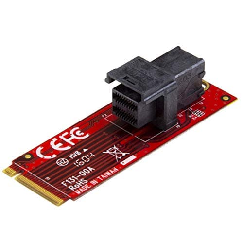 StarTechcom U2 to M2 Adapter for 1 x U2 PCIe NVMe SSD M2 PCIe x4 Host Interface U2 SSD M2 PCIe Adapter U2 Drive TAA M2E4SFF8643