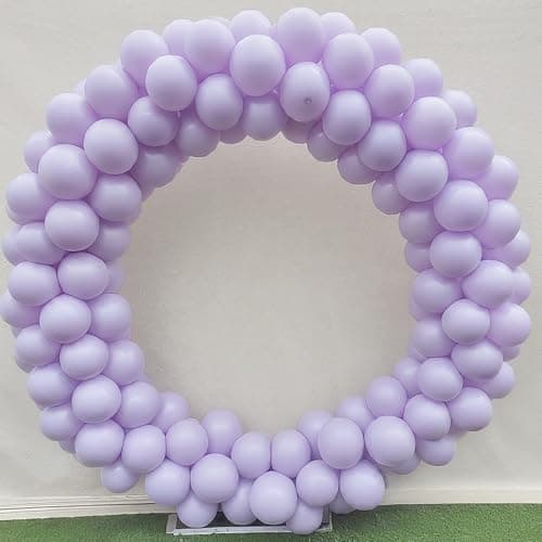 AMFIN (Pack of 200) Pastel Birthday Decoration Item Balloons - Purple