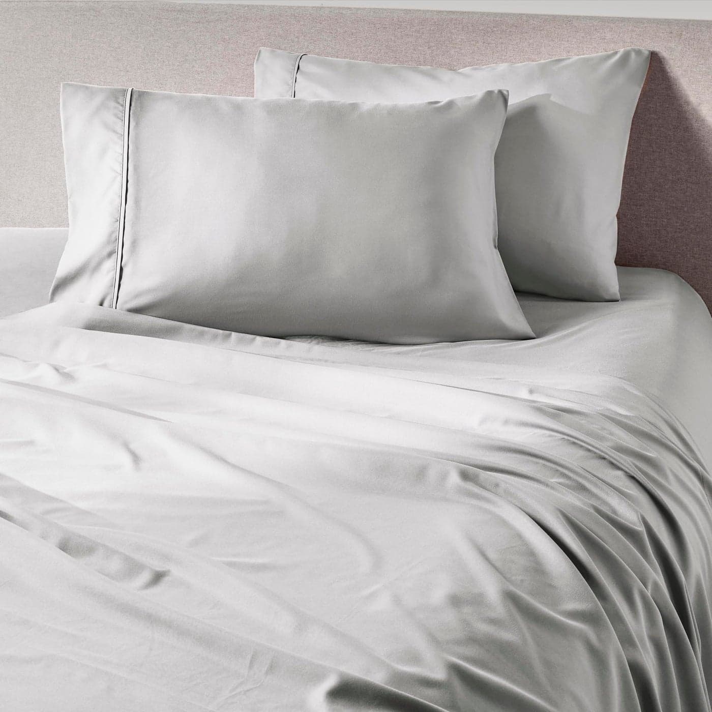 PeachSkinSheets Brushed Silver Sheet Set 1500tc Level of Softness Extra Soft Cooling Sheets for Hot Sleepers and Night Sweats Queen Size