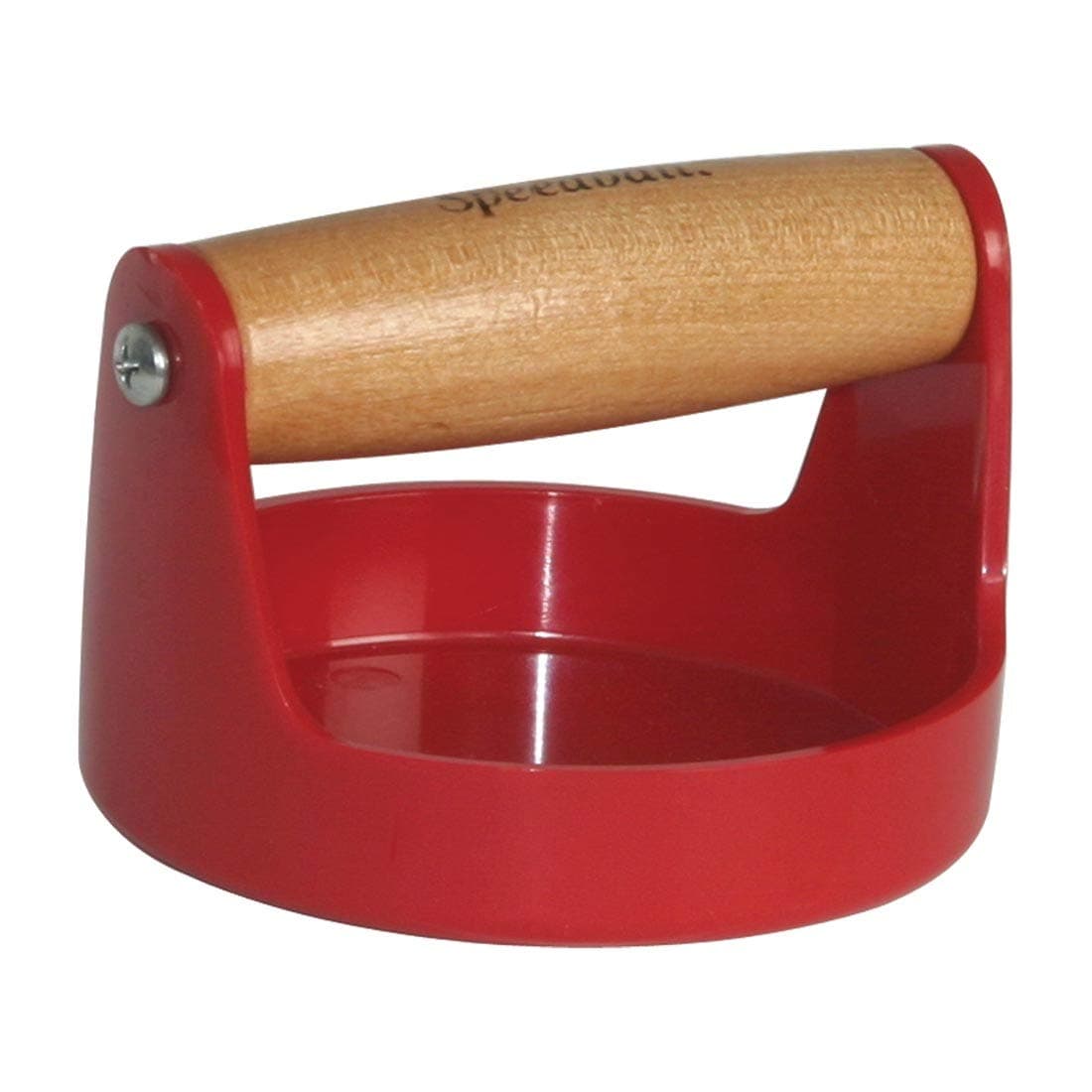 Speedball Red Baron Baren 4 Inch Hand Printing Tool with Wooden Handle Smooth Plastic Surface for Block Printing Printmaking