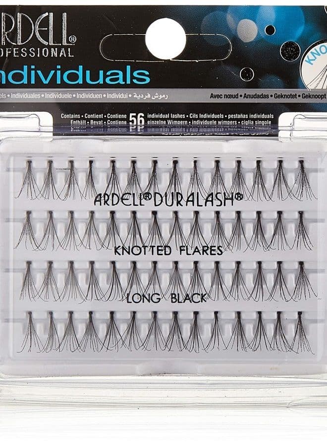 Duralash Flare Long Black (56 Lashes) (Pack of 2)