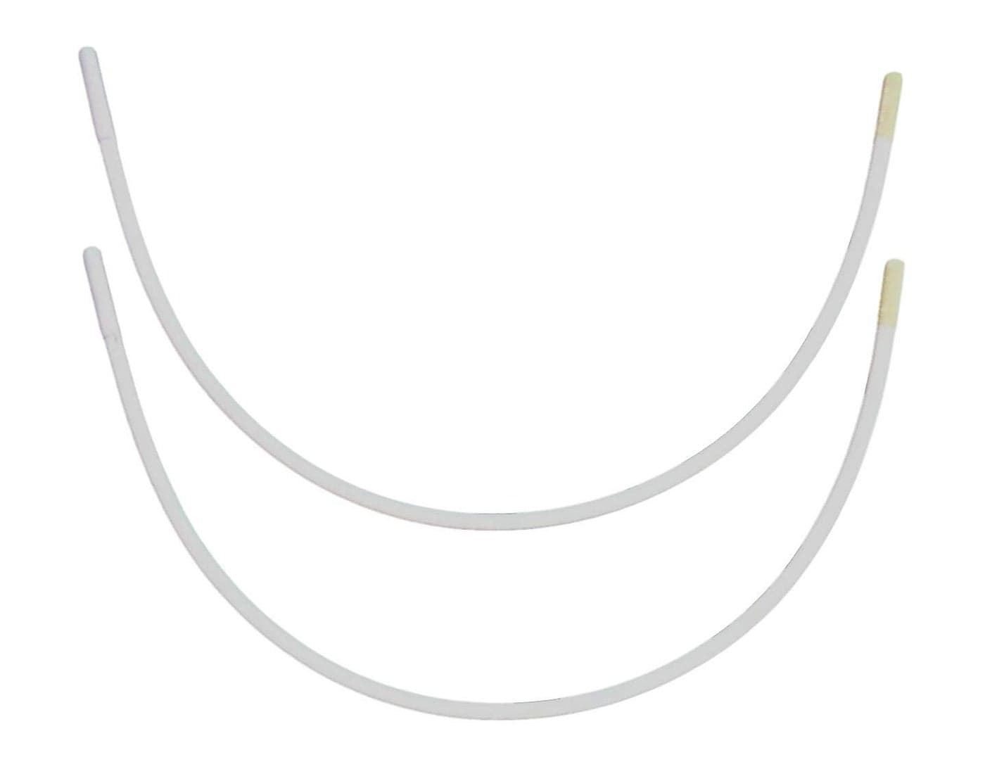 Porcelynne Carbon Steel Replacement Underwire Repair Nylon Coated Heavy Gauge Sturdy Wire for Bras Regular Wire Size 481 Pair See Pictures for Measurements and How to Order