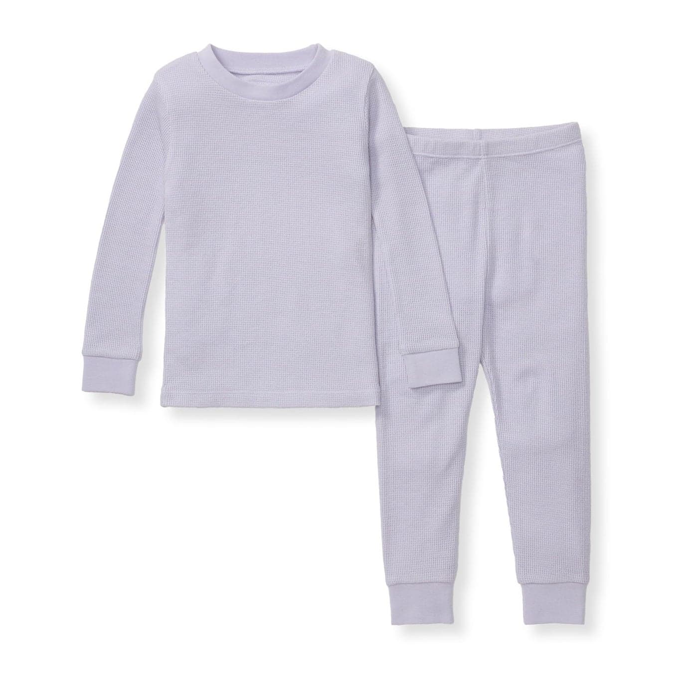 Burts Bees Baby Unisex Baby Toddler Honeysoft Pajamas Tee and Pant 2Piece PJ Set Soft Organic Cotton Lyocell Blend Purple Lilac 12 Months