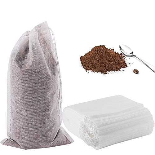 YQL Cold Brew Coffee Filter,50PCS 6X10 Inch No Mess Cold Brew Coffee Bags Disposable Mesh Brewing Bags Tea Filter Bag for Cold Brew Coffee or Tea(4x6/8x12inch Available)