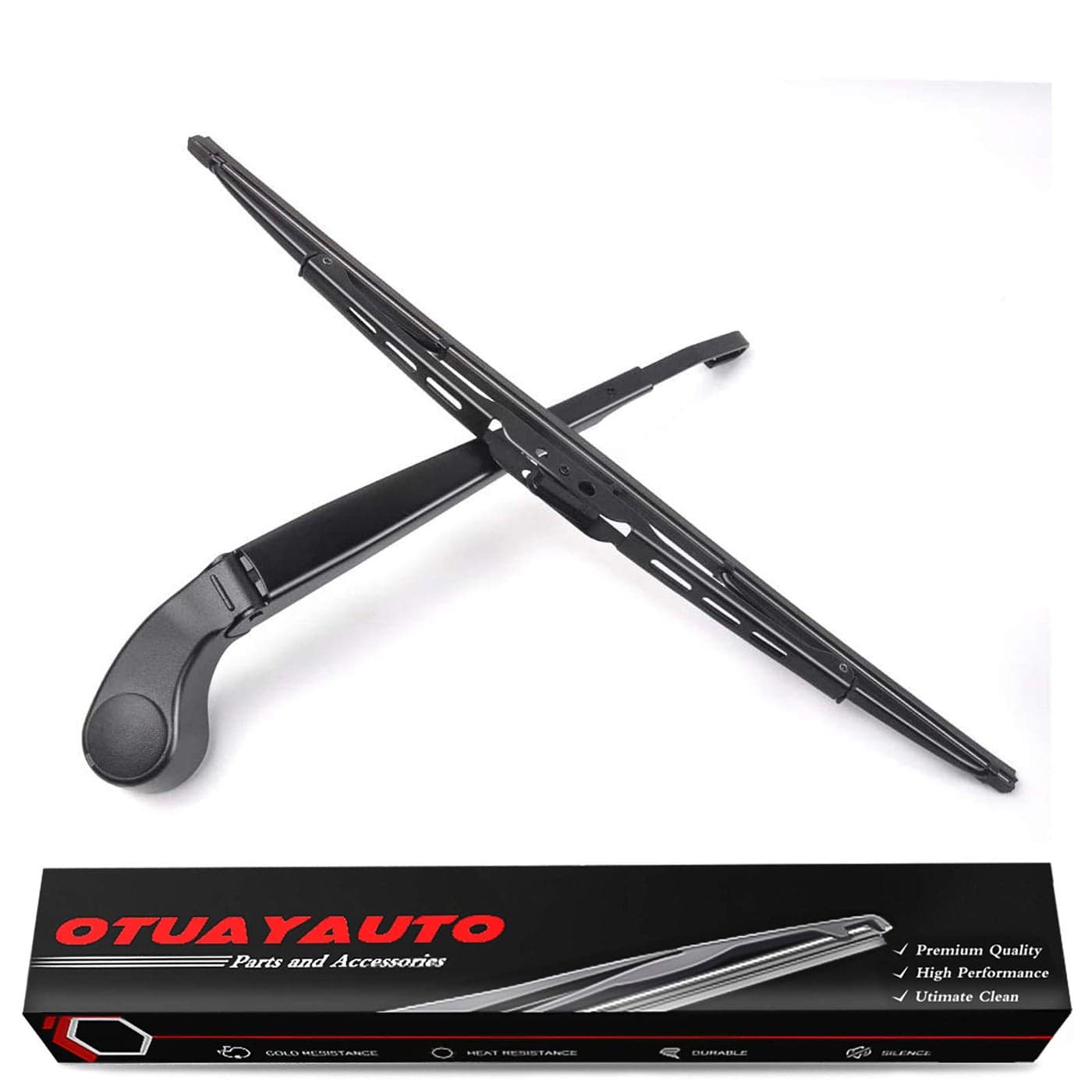 Replacement for BMW X5 E53 19992006 Rear Windshield Wiper Back Arm Blade Assembly OTUAYAUTO Factory OEM Style 61627068076