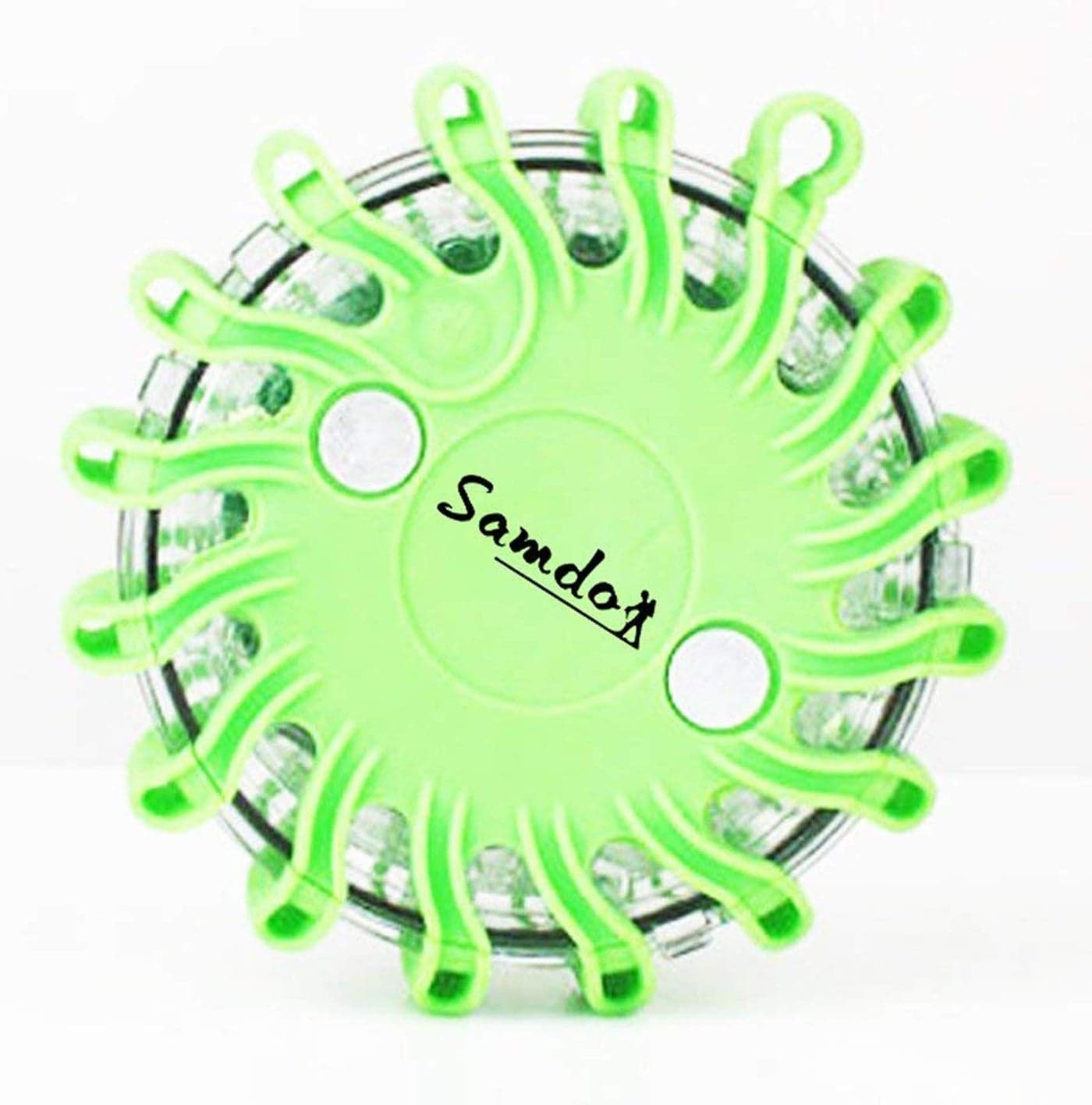 SAMDO Rechargeable Car Safety Light 16 LED Beacon Magnetic Emergency Strobe Flashing Warning Light Wall Charger Light