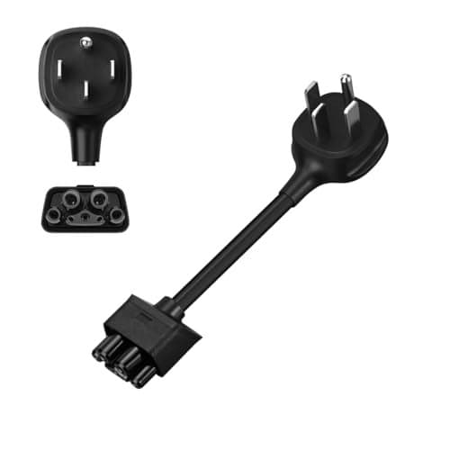 LENZ NEMA 14-50 Adapter Exclusively for Tesla Gen 2 and 3 Mobile Charger for Connecting Tesla Portable Charger ONLY to 240V 14-50 Outlet Plug at 32 Amps (10-Inch Length)