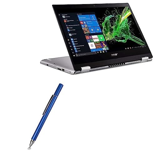 BoxWave Stylus Pen Compatible with Acer Spin 3 (SP314-53N) - FineTouch Capacitive Stylus, Super Precise Stylus Pen - Lunar Blue