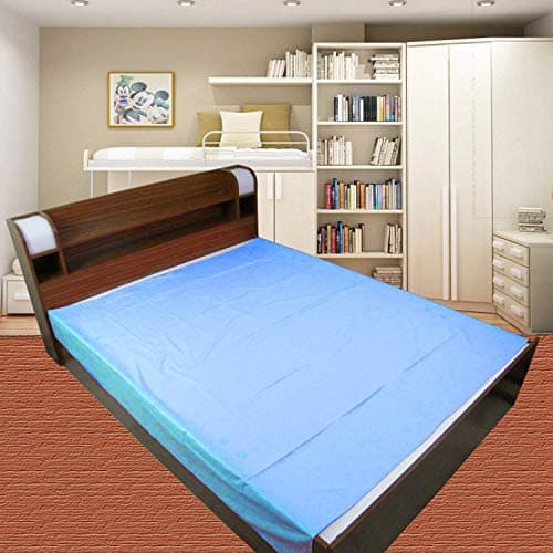 KUDIZE Disposable Non-Woven Laminated Water Proof 30 GSM Bed Sheet for Hospital; Hotel; Spa and Beauty Parlor (63 x 80 Inch)(160.00 x 203.20 cm) (Pack of 10)