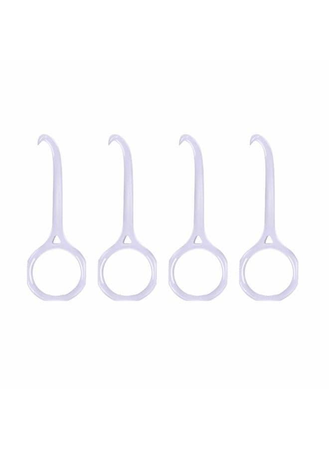 4 Pieces Aligner Removal Tool for Invisible Removable Braces, Invisible Braces Removal Hooks, White