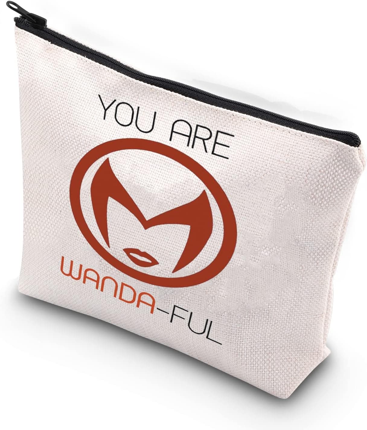 WCGXKO Vanda Inspirational Gift for Woman You Are Wanda-ful Zipper Pouch Cosmetics Bag for Best Friend Mom Sister (WANDA-FUL)
