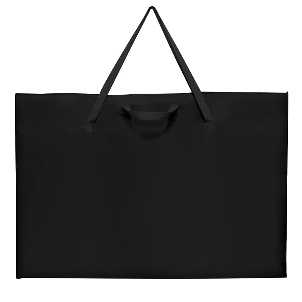 ZKOO Large Size Art Portfolio Tote with Nylon Shoulder, Poster Board Storage Bag (24"*36"-Black)