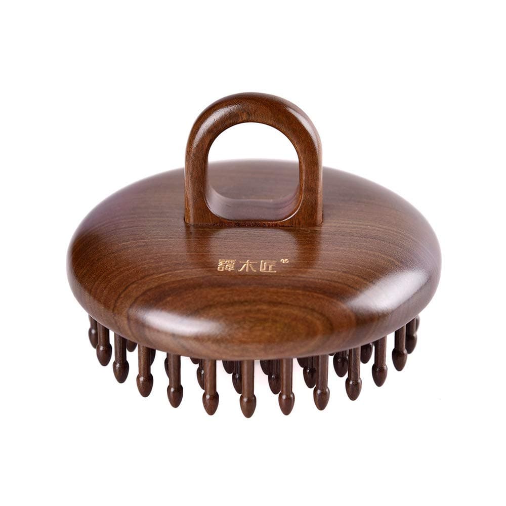 Massage Hair Comb Round Shape Inserted Teeth Kingwood