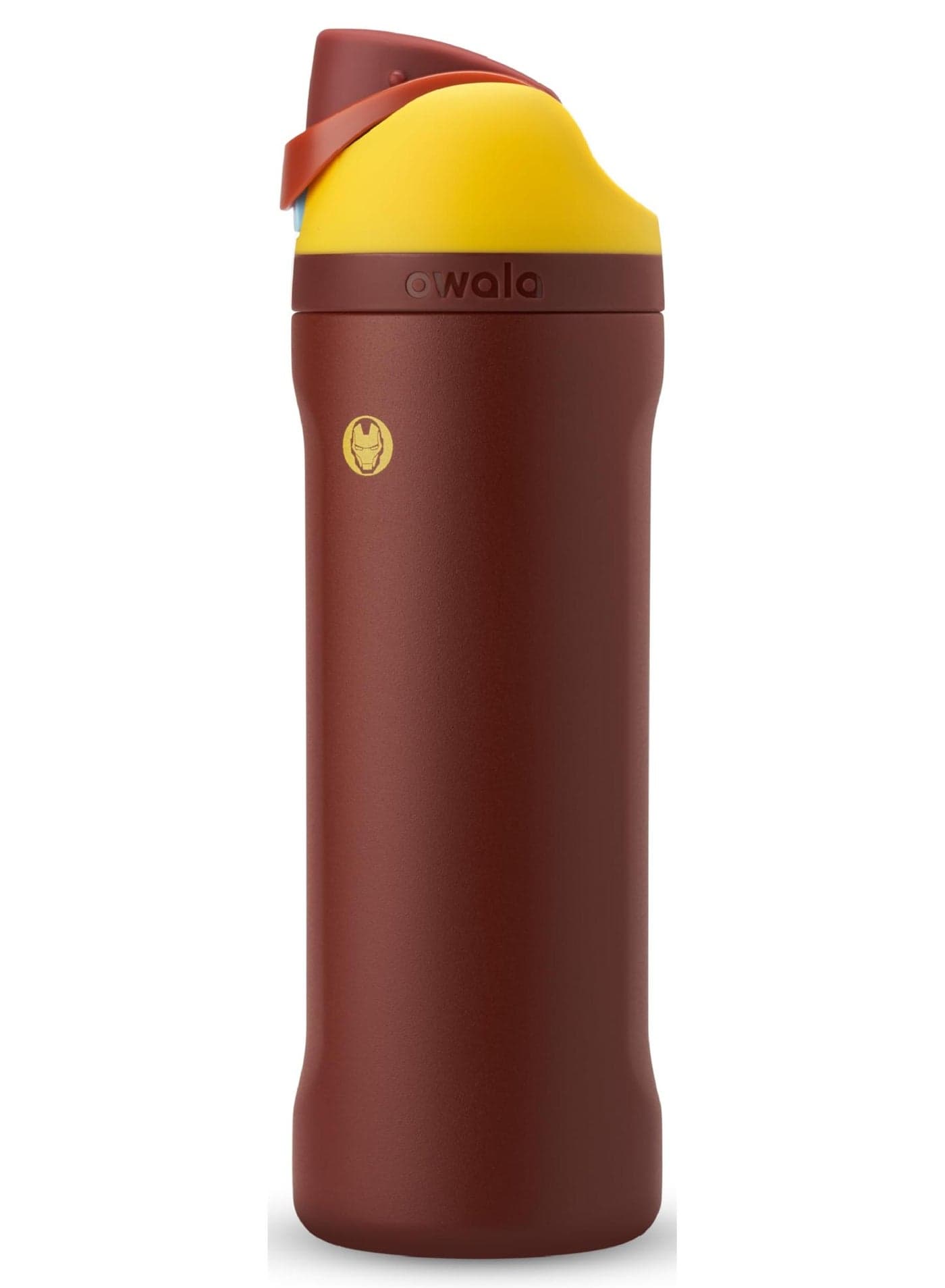 Owala Marvel FreeSip Insulated Stainless Steel Water Bottle with Straw for Sports and Travel, BPA-Free Sports Water Bottle, 24 oz, Iron Man