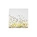 Party Chic Gold Napkins 50 Pack of Party Napkins White and Gold Cocktail Napkins for Birthday Bridal Shower New Years Thanksgiving Christmas