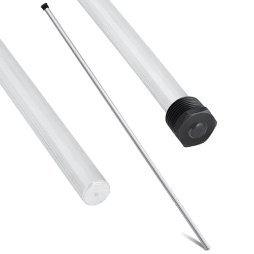 Tandefio Anode Rod for Hot Water Heater Aluminum Zinc Replacement NPT Hot Water Tank Anode Rod Corrosion Protect Rotten Egg Smell34 Npt X 29 Inches1 Pcs
