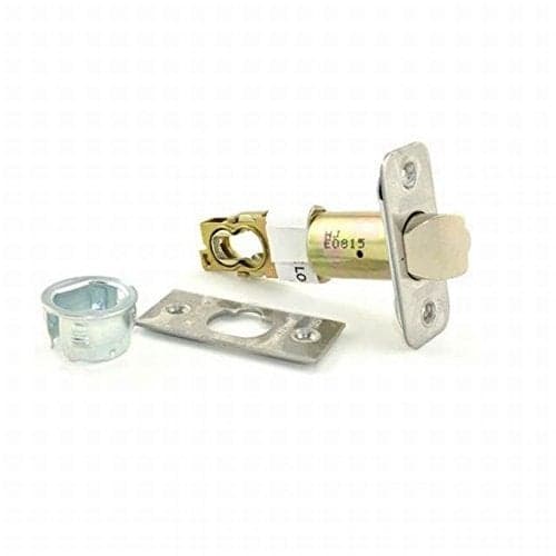 Schlage 16-211 2 3/8" or 2 3/4" Replacement Deadlatch with Triple Faceplate Opti, Satin Chrome