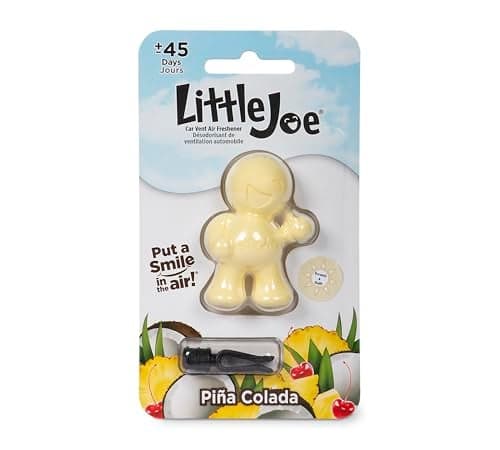 Little Joe 96412 Pina Colada Scent Car Air Freshener Vent Clip Fights Odors for up to 45 Days LongLasting Freshness Cute Car Odor Eliminator Pack of 1