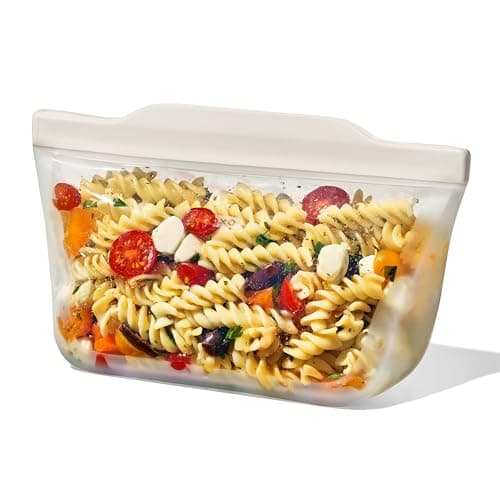 OXO Good Grips Silicone Reusable Bag StandUp Quart 32 oz Oat