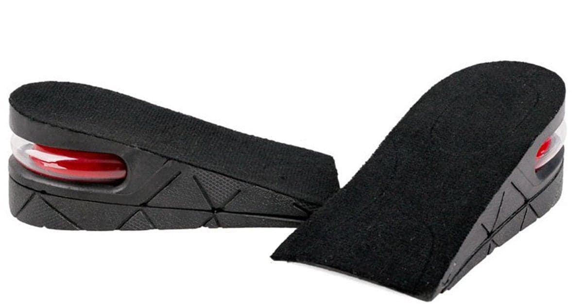 2layer Height Increase Elevator Shoes Invisible Insole Lift Kit Heels Inserts for Women and Men 2 Inches