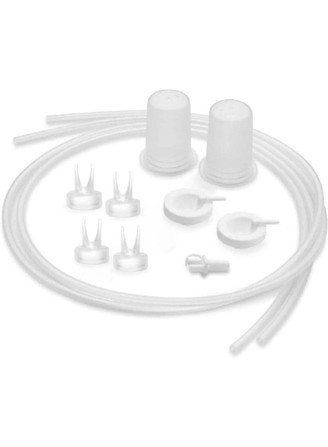 Ameda 2 Pack Breast Pump Kit Valves, Replacement Valves for Ameda Breast Pump Kits, Compatible with All Ameda HygieniKit Milk Collection Systems, Maintain Pump Performance, BPA Free DEHP Free