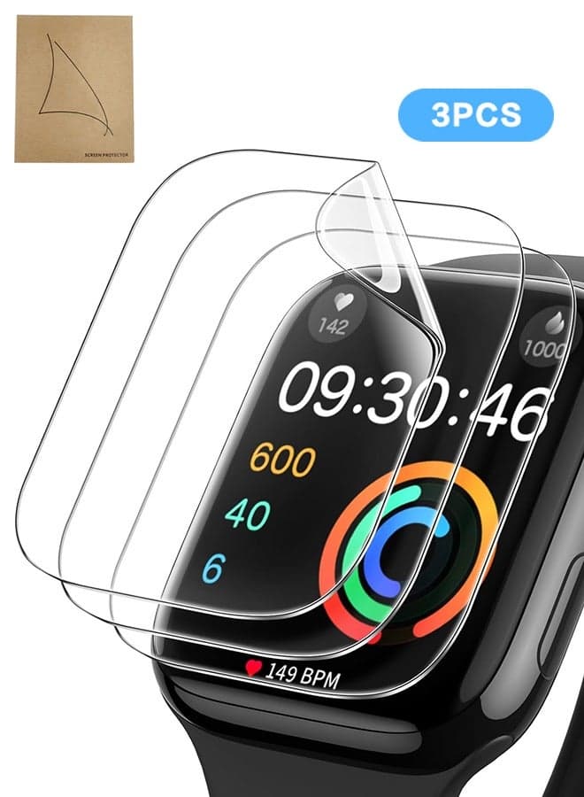 3 Pack Apple Watch 42mm (iWatch S10) Screen Protector 42mm, Self-Healing Anti-Scratch Soft TPU Screen Protector, Bubble Free, Touch Sensitive