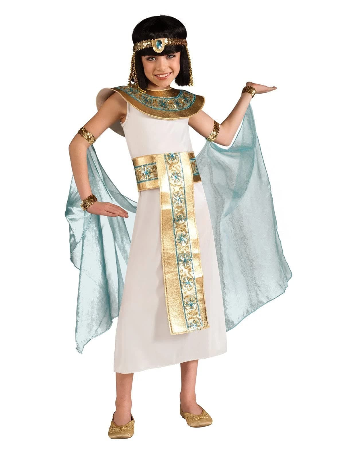 Rubies Childs Cleopatra Costume Blue Small for Themed Parties and Halloween