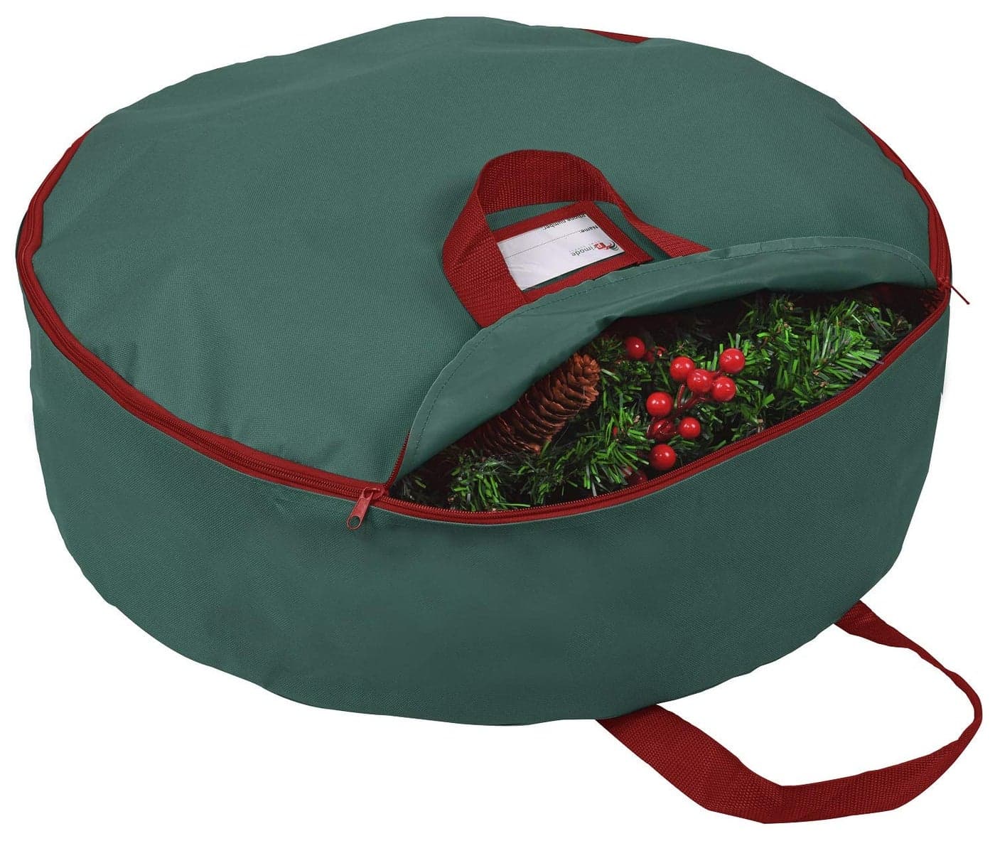 Primode Christmas Wreath Storage Bag 36 Handles Made Of Durable 600D Oxford Polyester Material Storage Bag 36 Holiday Wreaths
