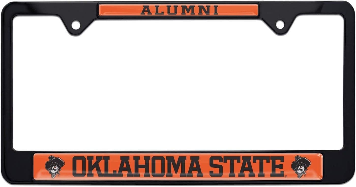 Elektroplate Oklahoma State Alumni Black License Plate Frame