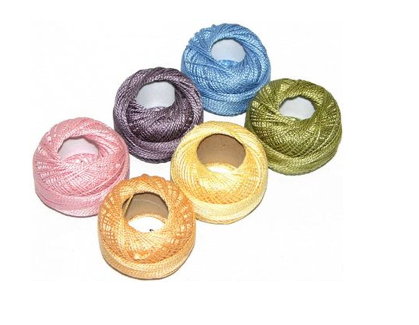 Presencia Finca Perle Cotton Size 5 Thread Sampler Pack for Sewing Embroidery and Quilting 02 Monet